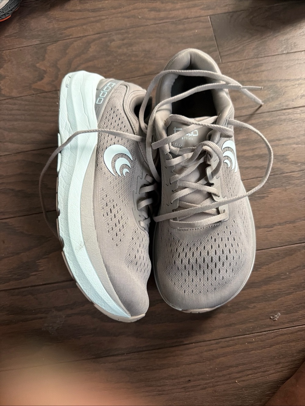 Topo Phantom 3 Running Shoes Womens 8,5 WIDE FIT Grey/Stone Blue Sneakers 5mm